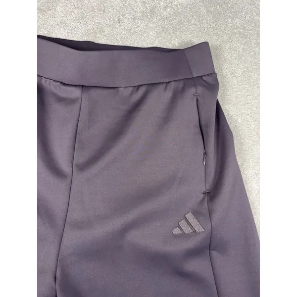 adidas womens wide leg‎ strata high waisted pants xl - Image 3