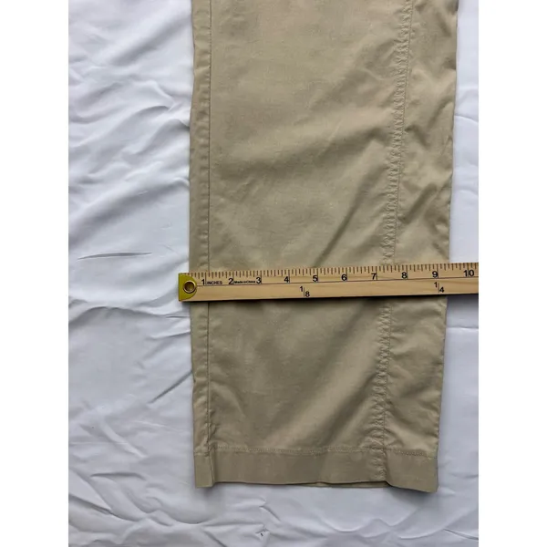 Jamie Sadock Womens Tan Khaki Golf‎ Pants Multi Pocket Straight Leg Size 14 - Image 6
