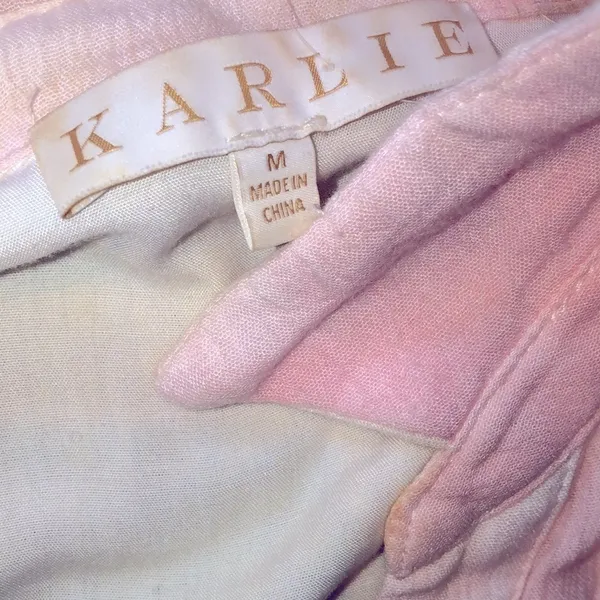 Karlie pastel boho babydoll dress size medium - Image 3