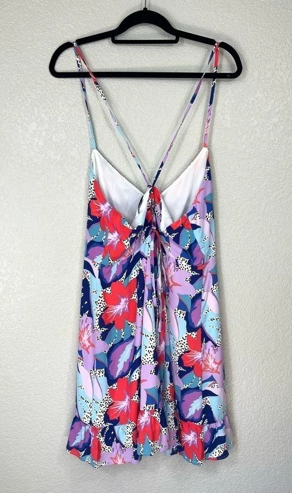 NWT Forever 21+ Lace Up Floral Dress - Image 2