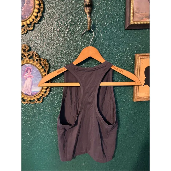 Oner Active Gray Cropped Tank Top Sz Small - Image 3