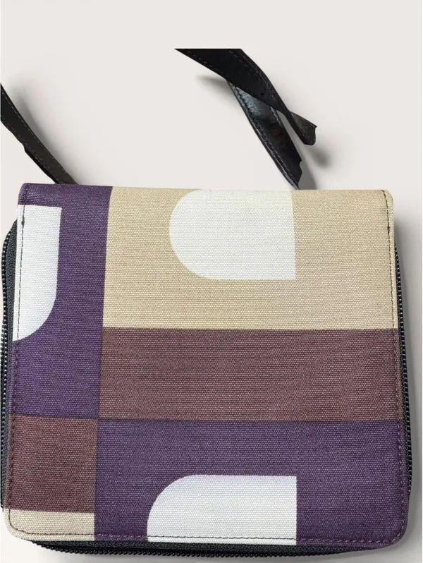 Bally Vintage Crossbody Wallet Zip Organizer Leather Strap - Image 6