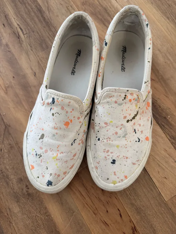 Madewell Paint Splatter Slip-On Sidewalk Sneakers - Image 2