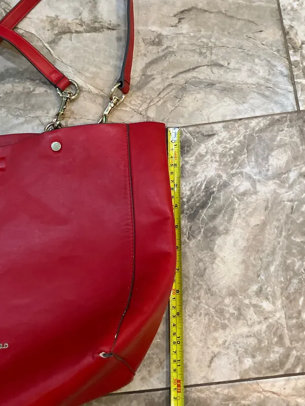 Karl Lagerfeld Red Bow Tote - Image 3