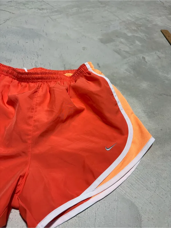 Nike Women's Orange Running Shorts - Lightweight Athletic Shorts small - Image 2