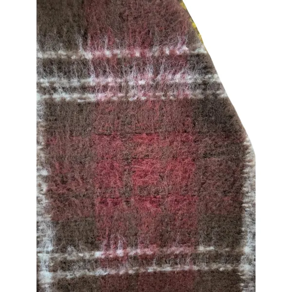 Zara Brown Brick Red Plaid Mini Skirt NWT Sz. SM Academia Fall Preppy Pull On - Image 5