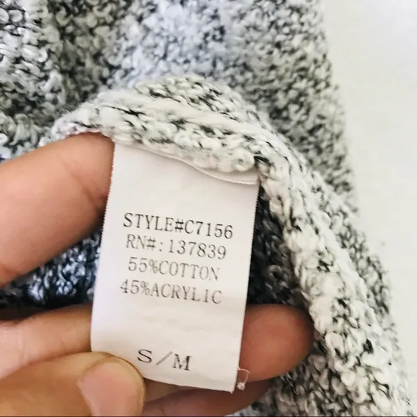 Altar’d State Heather grey long sleeves sweater size M - Image 5