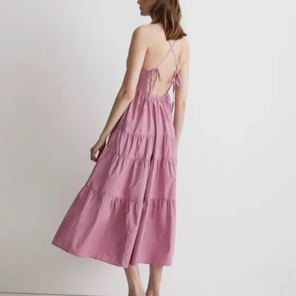 Madewell Pink Maxi Dress - Image 3