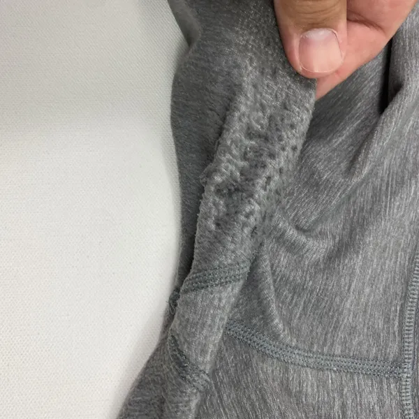 Lululemon Pants Womens 6 Gray Full Length Leggings‎ Yoga Gym Athletic Pilling - Image 5