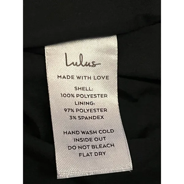 Lulus Skirt Womens Medium Black Sequin Mini Lined Stretch Party Cocktail Sparkle - Image 5