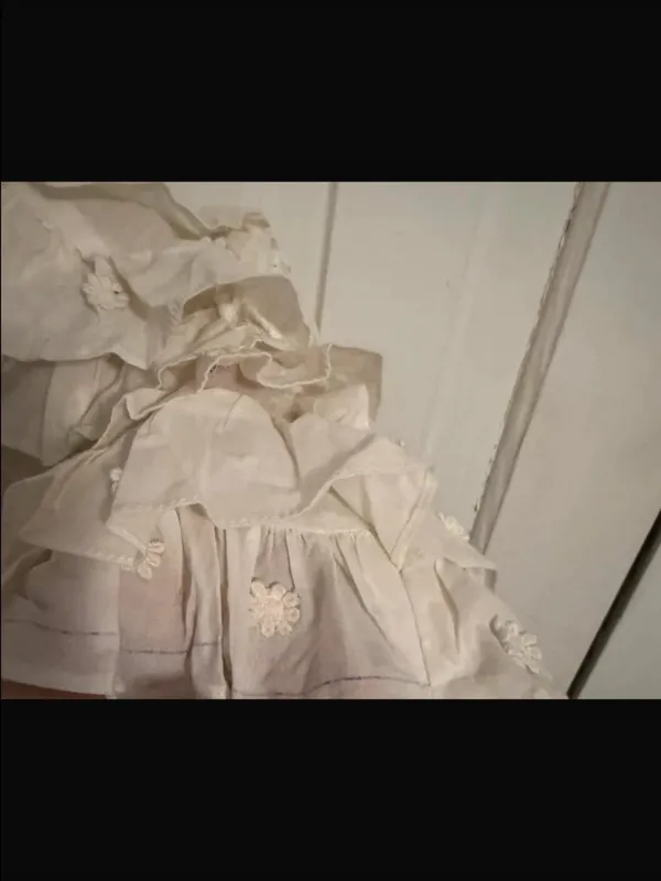 Farm Rio White Ruffled Crop Top XS - Image 3