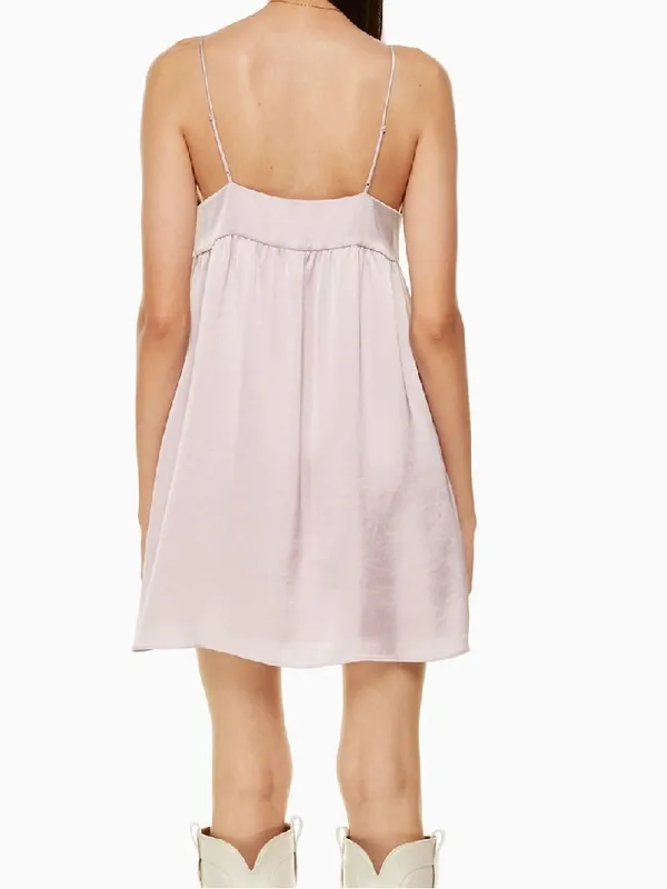 Aritzia Wilfred lovers satin dress mini size Large - Image 4