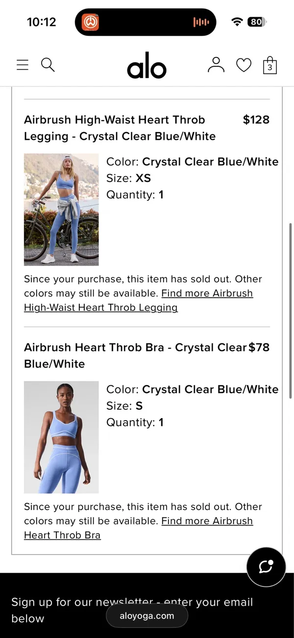 Alo Set Yoga Airbrush Heart Throb - Image 8