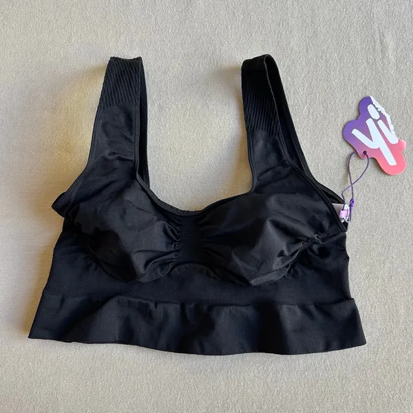 Yitty by Lizzo Nearly Naked Shapewear Black Midi Bra BNWT - Image 4