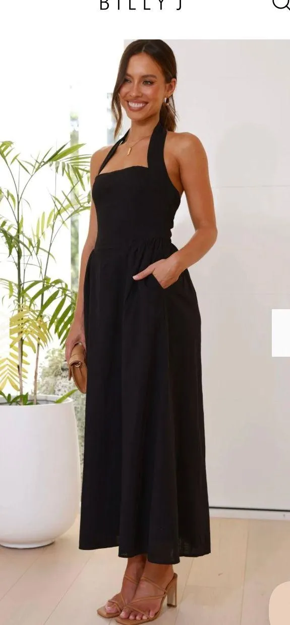 Billy J Boutique Caden maxi dress Black Size 8 - Image 3