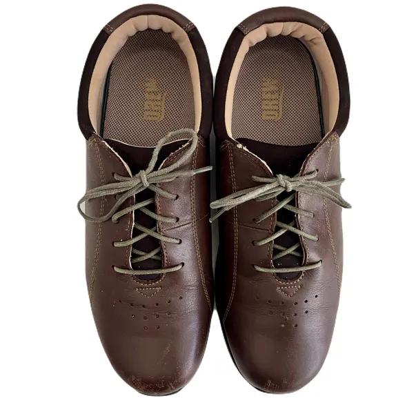 Drew Brown Leather ‘Tulip’ Orthopedic Lace Up Shoes, Size 10.5 W - Image 6