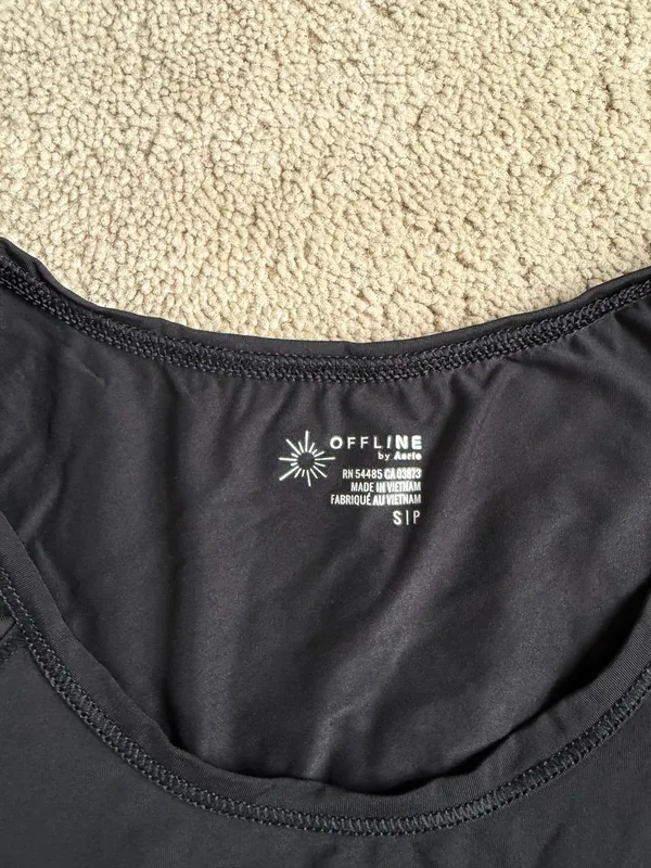 OFFLINE by Aerie Black Workout Tank Top – Size Small - Image 4