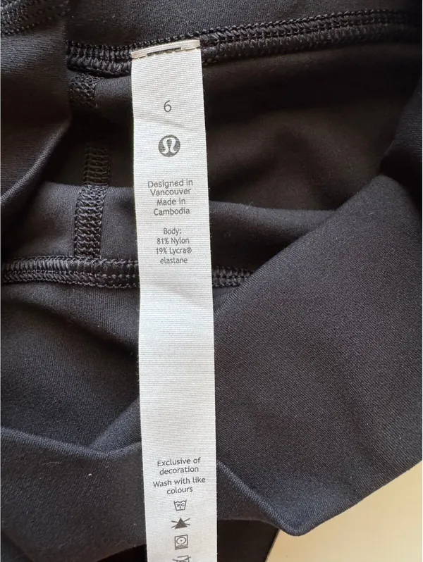 Lululemon Align With Pockets High Rise 25” Black Size 6 NWT - Image 6