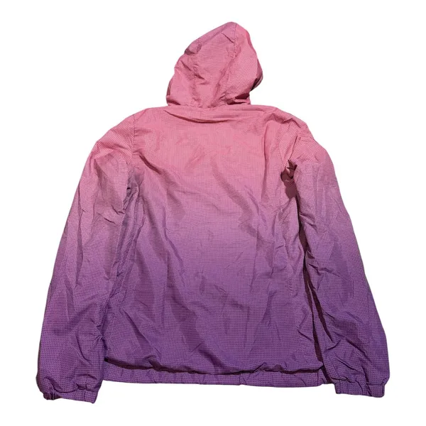 New Balance Women's Pink and Purple Ombre Full Zip Windbreaker Jacket - Image 4