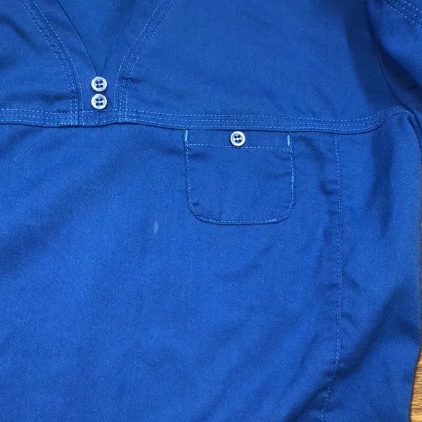 Grey’s Anatomy by Barco size xsmall royal blue nurses scrub top - Image 4
