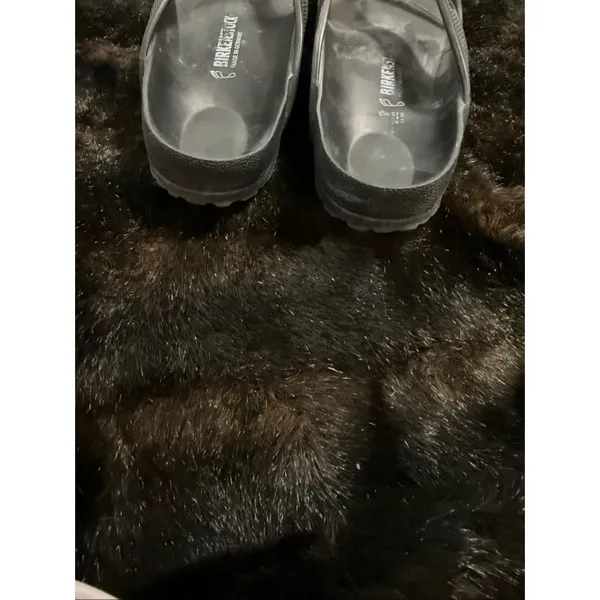 Birkenstock Honolulu EVA Thong Sandal black shoes 39 8.5 comfort - Image 4
