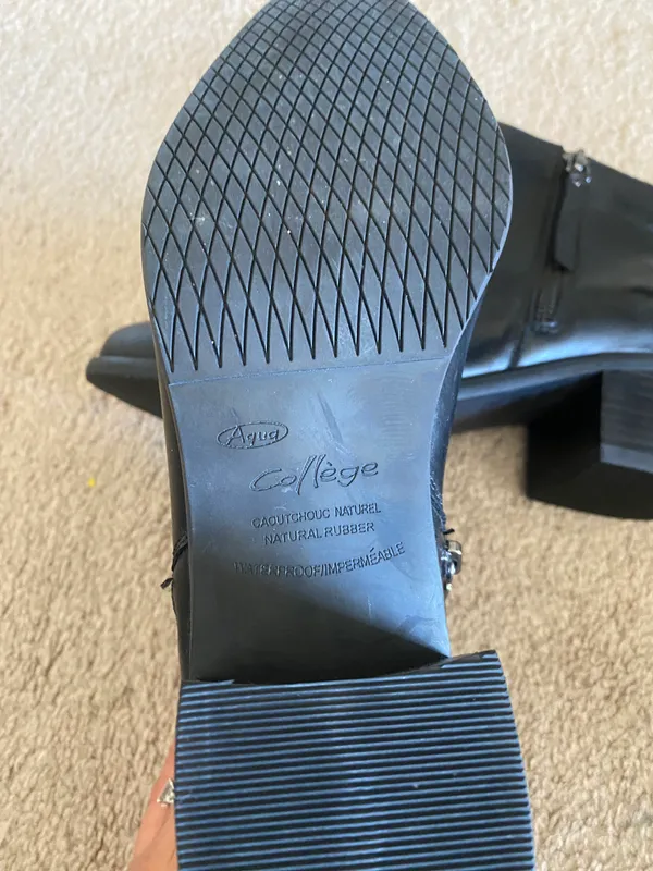 Aqua college Waterproof Booties Black Size 7.5 - Image 3
