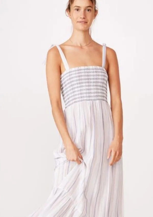 - 2/$30 Cotton On woven Shaw shirted midi dress M smocked dress new - Image 2