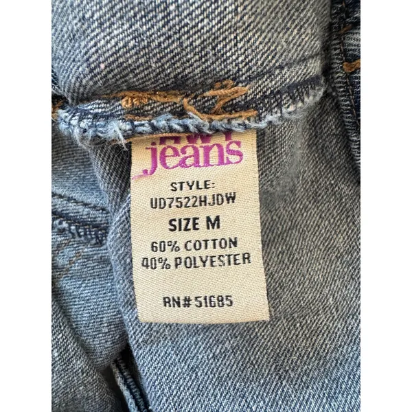 Vintage Y2K Highway Jeans Denim Cropped Vest - Image 8