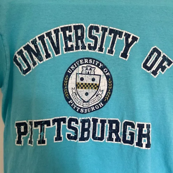 Savvy women’s University of Pittsburgh scoop‎ neck tshirt — small - Image 2