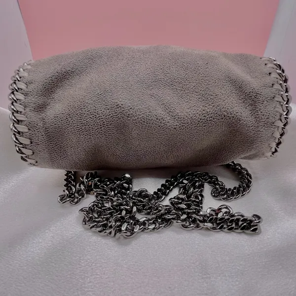 Authentic Stella McCartney Falabella Mini Tote in classic grey - Image 11