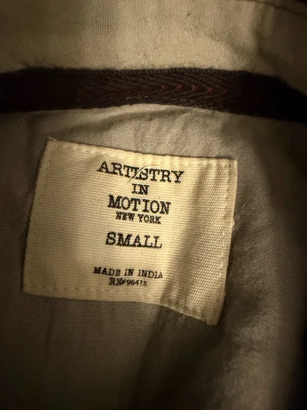 Blue men’s work shirt - Image 3