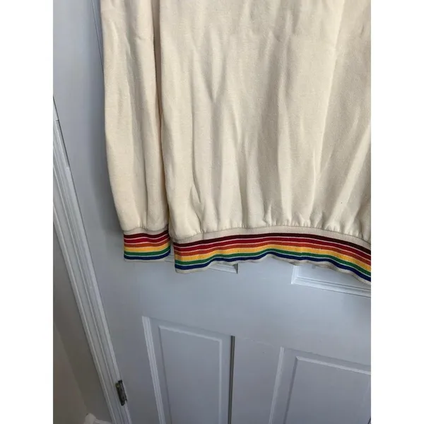 Aviator Nation with rainbow stripes on the waistband and cuffs women's xl - Image 2