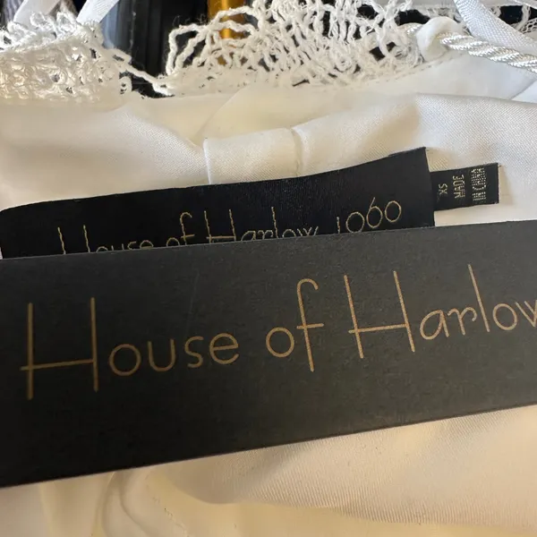 House of Harlow 1960 White Lace Mini Slip Dress XS Romantic Designer $248 NEW - Image 8