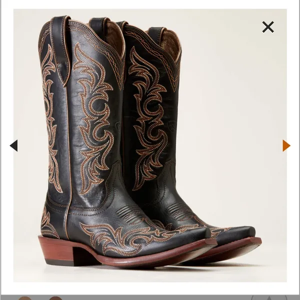 Ariat Hazen Ancient Black Western Boots - Image 9