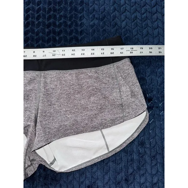 Lululemon Women's Run Tracker Lined Short Active Gray Size‎ 10 - Image 8