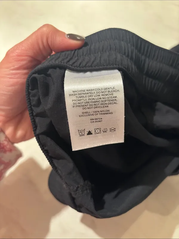Columbia Women's Black Lightweight nylon Athletic Shorts - Drawstring Waist - Image 3