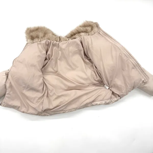 Winter Jacket Short Jacket Coat Trench Overcoat Parka Puffer Fur Collar Bomber - Image 11