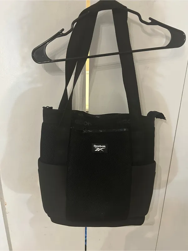 Reebok Black Mesh Front Tote - Image 6