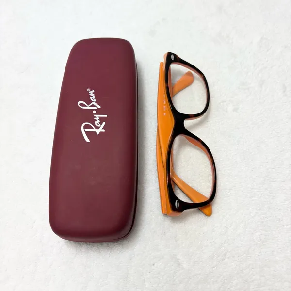 Ray-Ban RB 1528 3661‎ 48 16 130 Tortoise Frame Glasses with Burgundy Case - Image 5