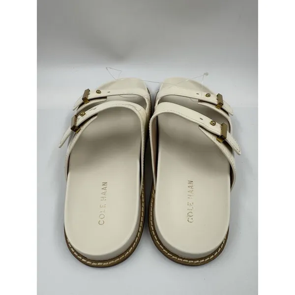 Cole Haan Women's Marisol Footbed Sandal Slides White Size 8 Med (W31883) New - Image 6