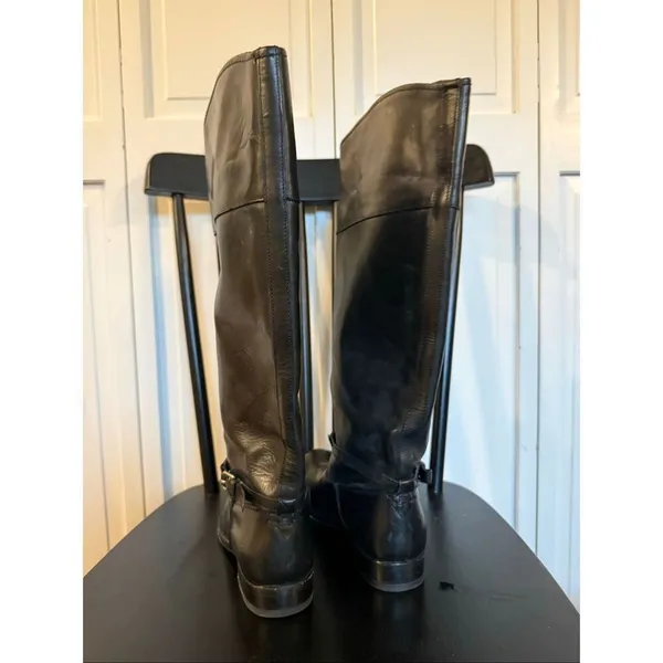 Frye Melissa black tall riding boot size 6 - Image 7