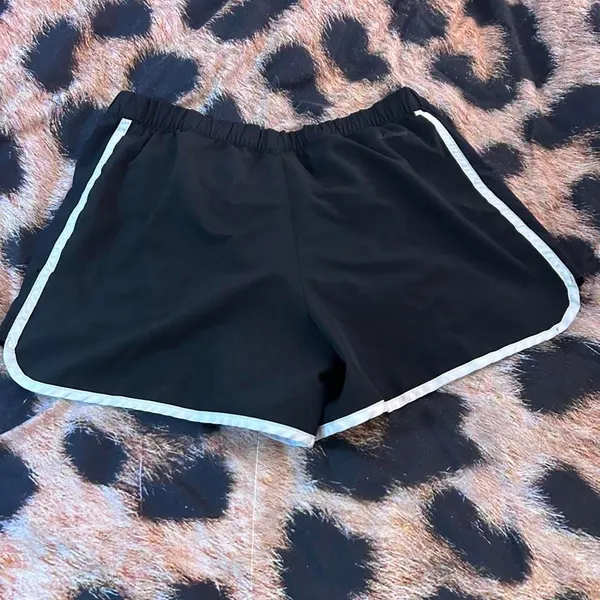 Adidas Women's Black and Navy Shorts - Image 2