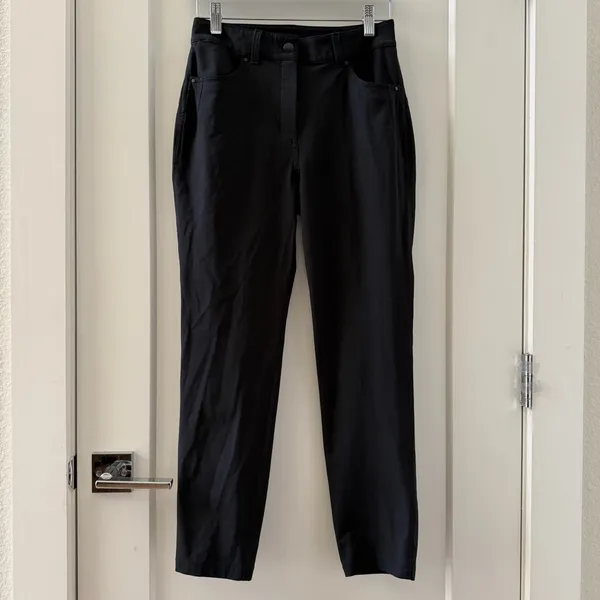 Lululemon City Sleek High Rise Black Work Pant Trouser Size 4 - Image 3
