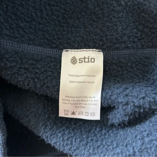Stio Sweetwater Fleece Sweater Knit Pullover Hoodie Medium Granola Gorpcore - Image 6