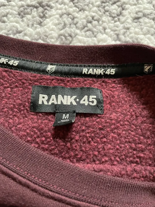 Rank 45 Sweatshirt Red Size M - Image 3
