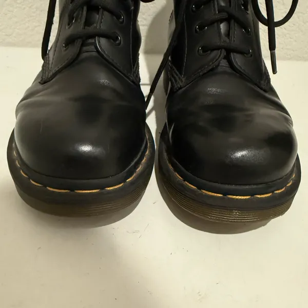 Dr. Martens Docs 1460 Smooth Black Leather Ankle Boots 11822 Size US 7 / EU 38 - Image 5