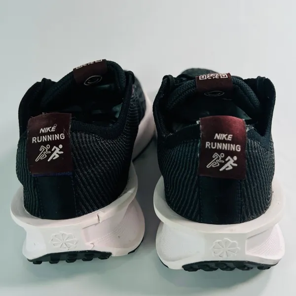 Nike Interact Run Black Purple Ink Womens‎ Sneakers Size 8.5 Flyknit Athletic - Image 8