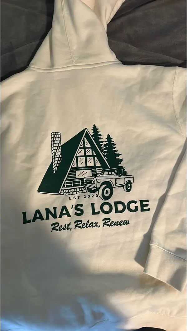 Lanaslagoon hoodie White Size M - Image 4