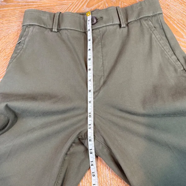 SPANX Stretch Twill‎ Cropped Wide Leg Pant Green Size Medium - Image 8