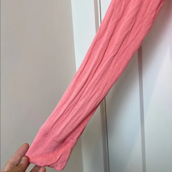 PINK Victoria's Secret Coral Zip Hoodie size medium. - Image 6